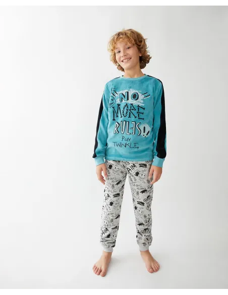 Pijama Niño M/L Tundosado Rules